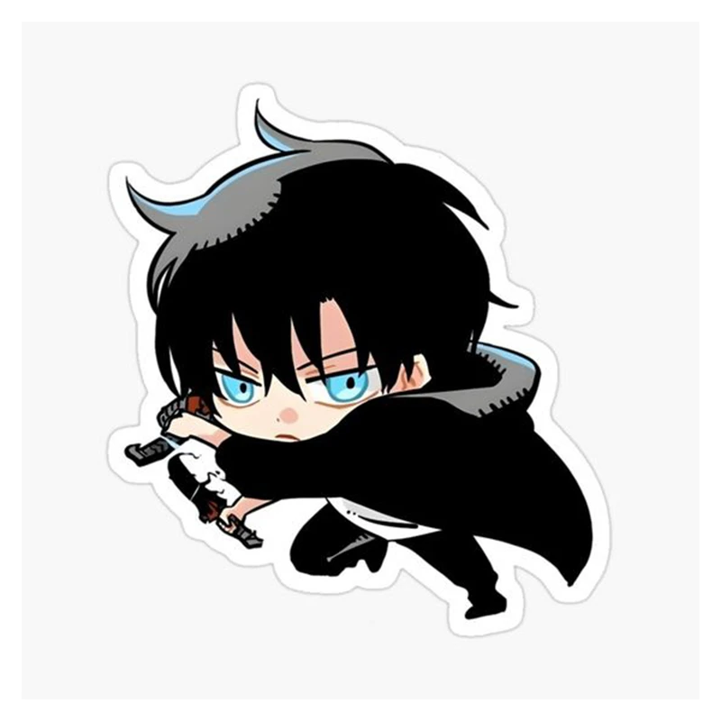 استیکر لپ تاپ و موبایل مدل انیمه طرح سولو لولینگ سونگ جین وو solo leveling sung jin woo کد 494