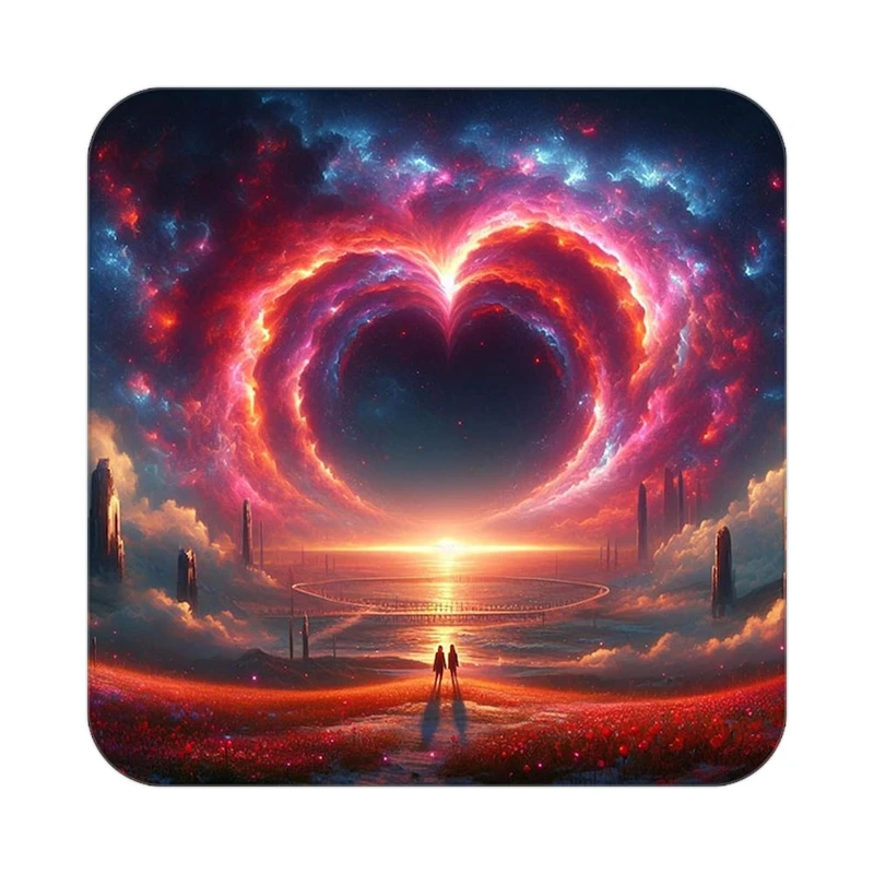 زیر لیوانی کاکتی مدل عاشقانه کد mp11735