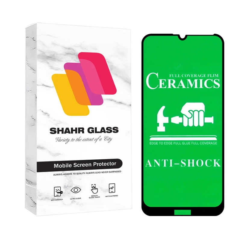 محافظ صفحه نمایش شهر گلس مدل CERCLRSH مناسب برای گوشی موبایل هوآوی Y6 2019 / Y6 Pro 2019 / Y6s 2019