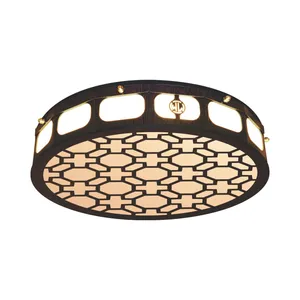 لوستر سقفی وودلایت طرح چلیپا دایره