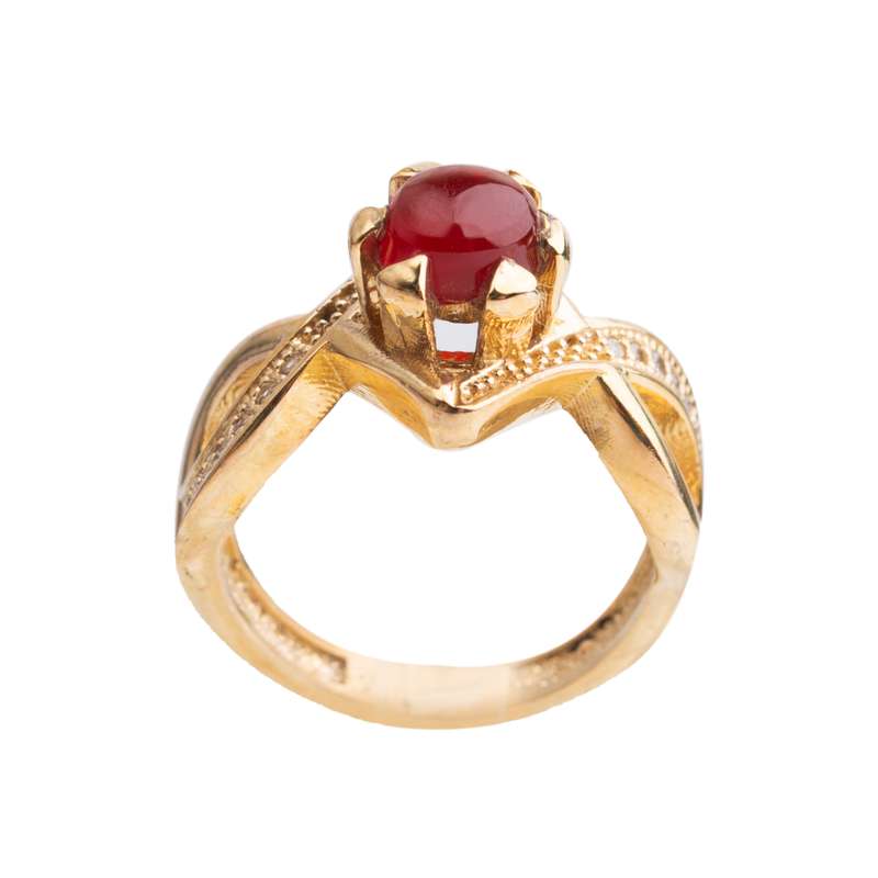 انگشتر زنانه النا آراکس مدل طلاروس