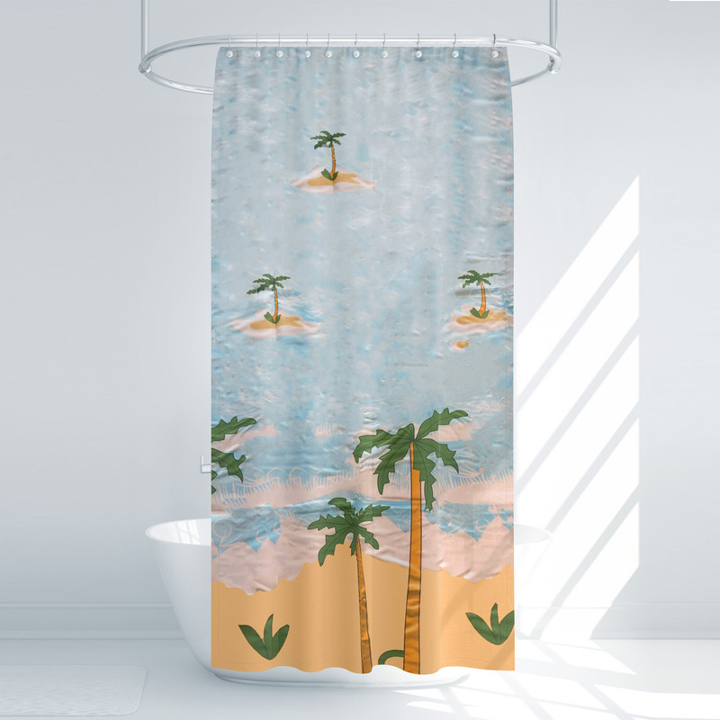    پرده حمام آرمیتا کد W016 سایز 180 × 200 سانتی‌ متر