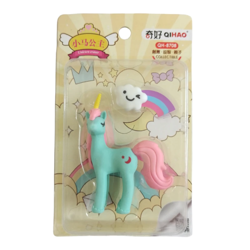 پاک کن مدل فانتزی طرح یونیکورن اسب تک شاخ کد 1003 مجموعه 2 عددی