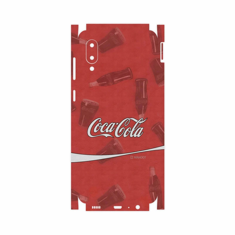 برچسب پوششی ماهوت مدل Coca-Cola-Logo-FullSkin مناسب برای گوشی موبایل سامسونگ Galaxy M02
