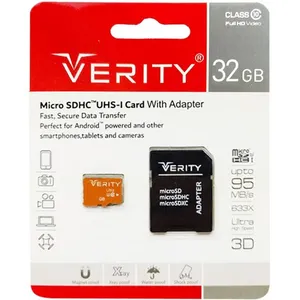 کارت حافظه وریتی ظرفیت 32 گیگ مدل 633X کلاس 10 استاندارد UHS-I U1
