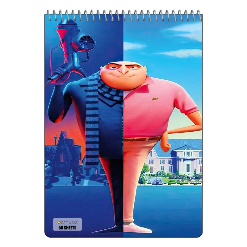 دفتر نقاشی 50 برگ کارنیکا طرح Despicable Me کد 12580