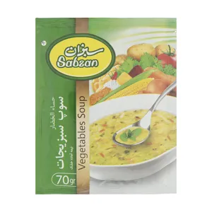 سوپ سبزیجات سبزان مقدار 70 گرم