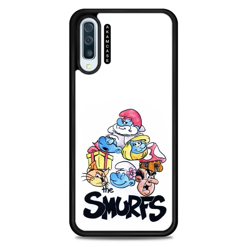 کاور آکام مدل AMC-WSGA50-SMURFS-24 مناسب برای گوشی موبایل سامسونگ Galaxy A50