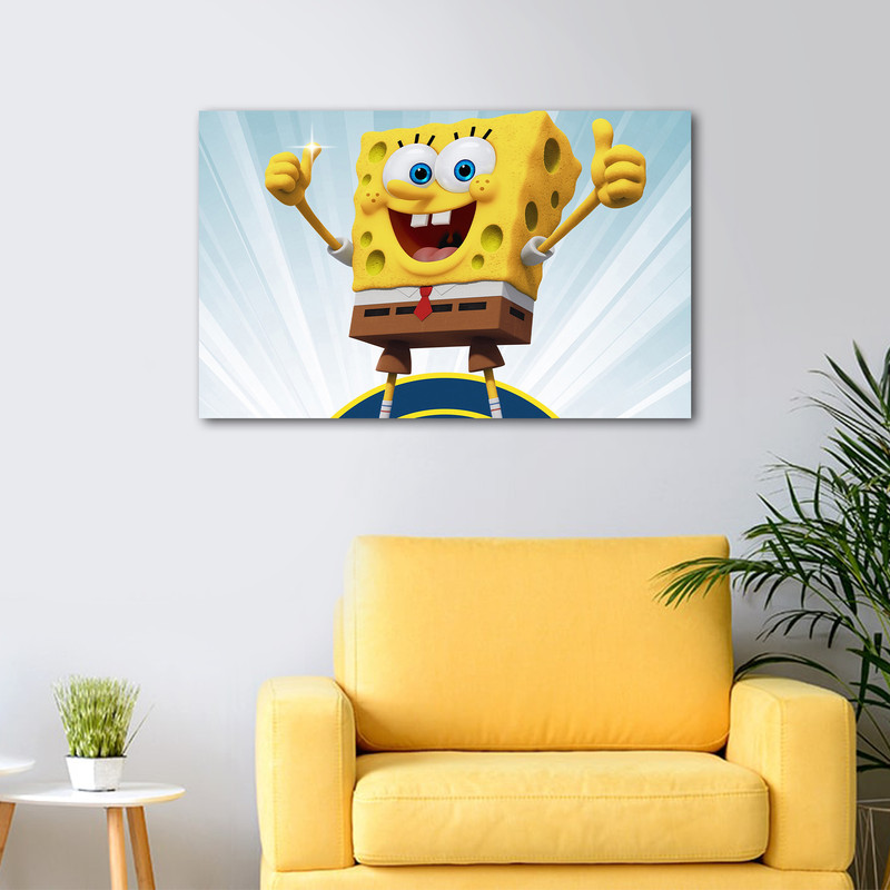 تابلو شاسی عرش مدل فانتزی انیمیشن باب اسفنجی کد As4085