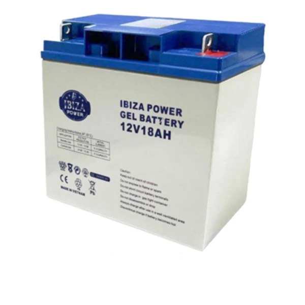 عکس شماره 2 : باتری ups با ولتاژ 12 ولت و شدت جریان 18 آمپرساعت ایبیزا مدل ibz 12-18