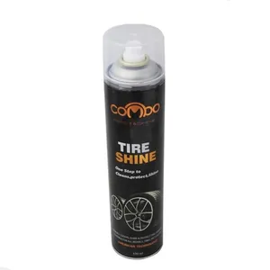 اسپری تمیز کننده لاستیک خودرو کمبو مدل  Shine حجم 600 میلی لیتر