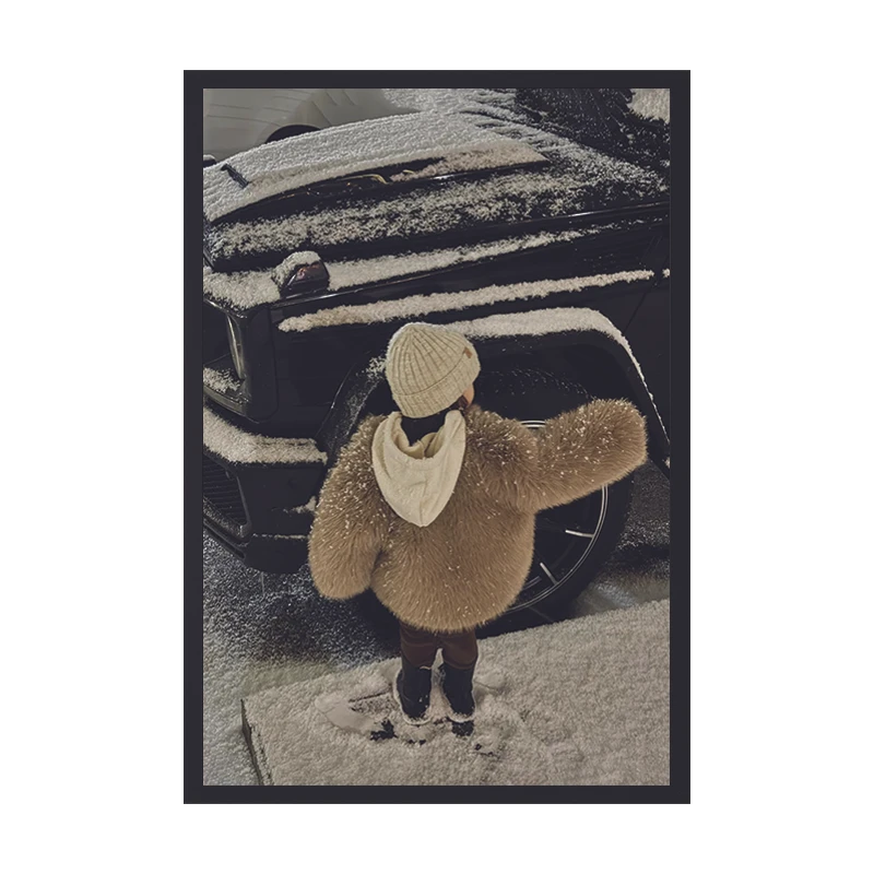 تابلو وین چیتا مدل مای دریم کد 02 فریم مشکی