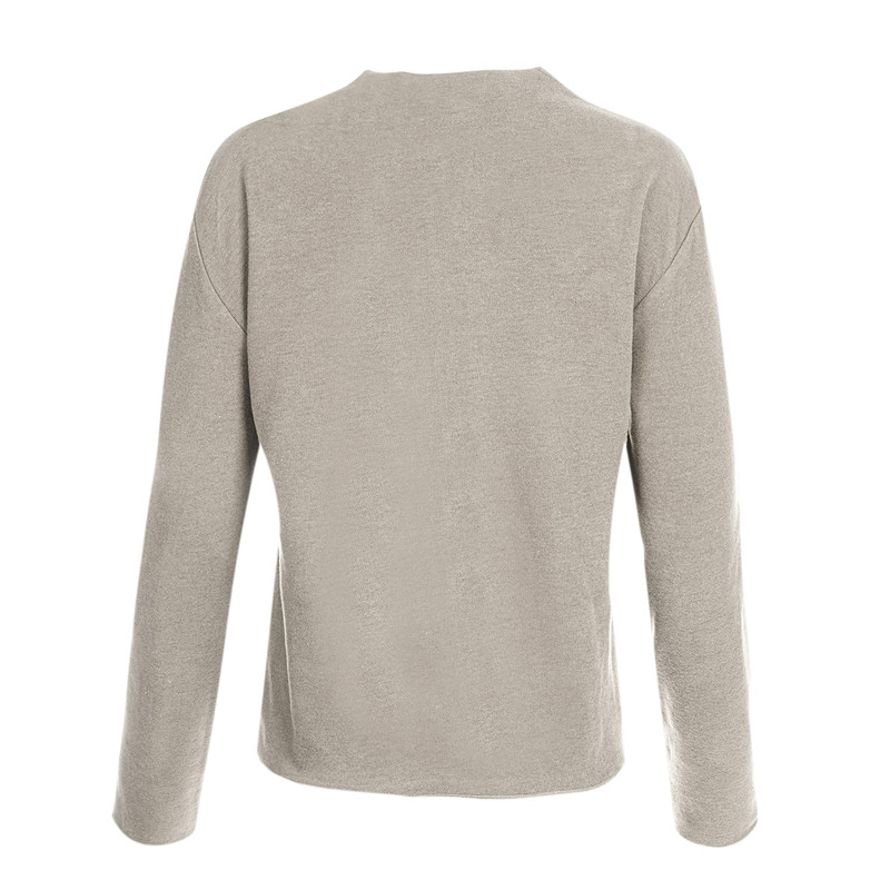 بلوز زنانه سرژه مدل 203529 رنگ کرم طوسی