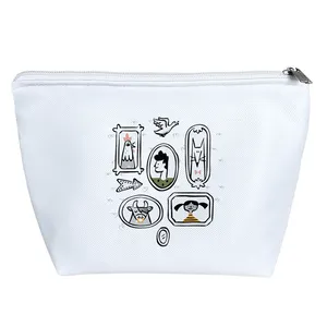 کیف لوازم آرایش دخترانه خندالو مدل تابلوها کد 9327