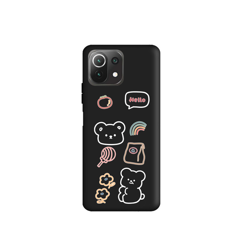 کاور طرح خرس کیوت کد m3091 مناسب برای گوشی موبایل شیائومی Mi 11 Lite / Mi 11 Lite 5G 