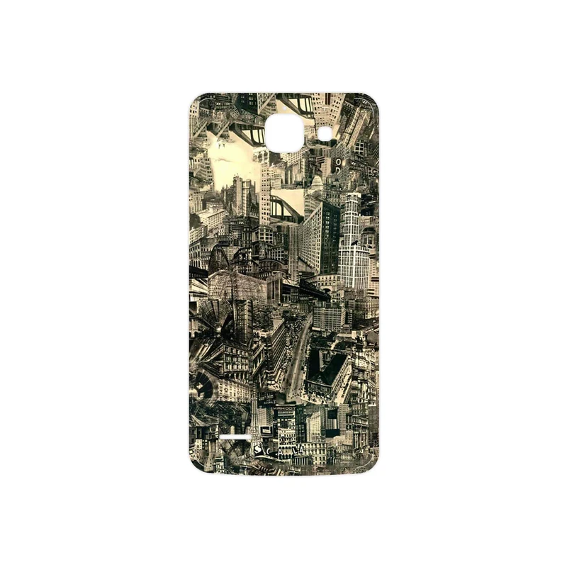 برچسب پوششی ماهوت مدل Collage of Skyscraper مناسب برای گوشی موبایل هوآوی Ascend G730
