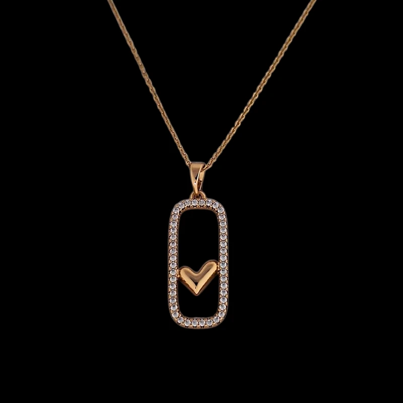 گردنبند زنانه مدل قاب قلب