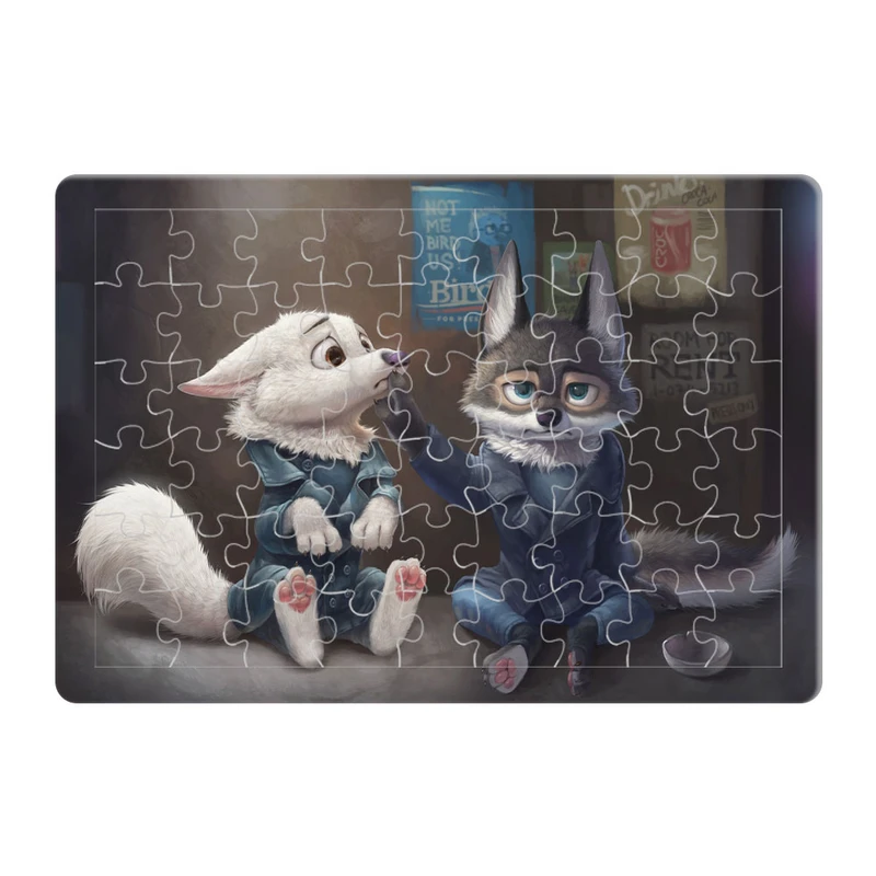 پازل 54 تکه هومرو مدل PL875 طرح انیمیشن زوتوپیا