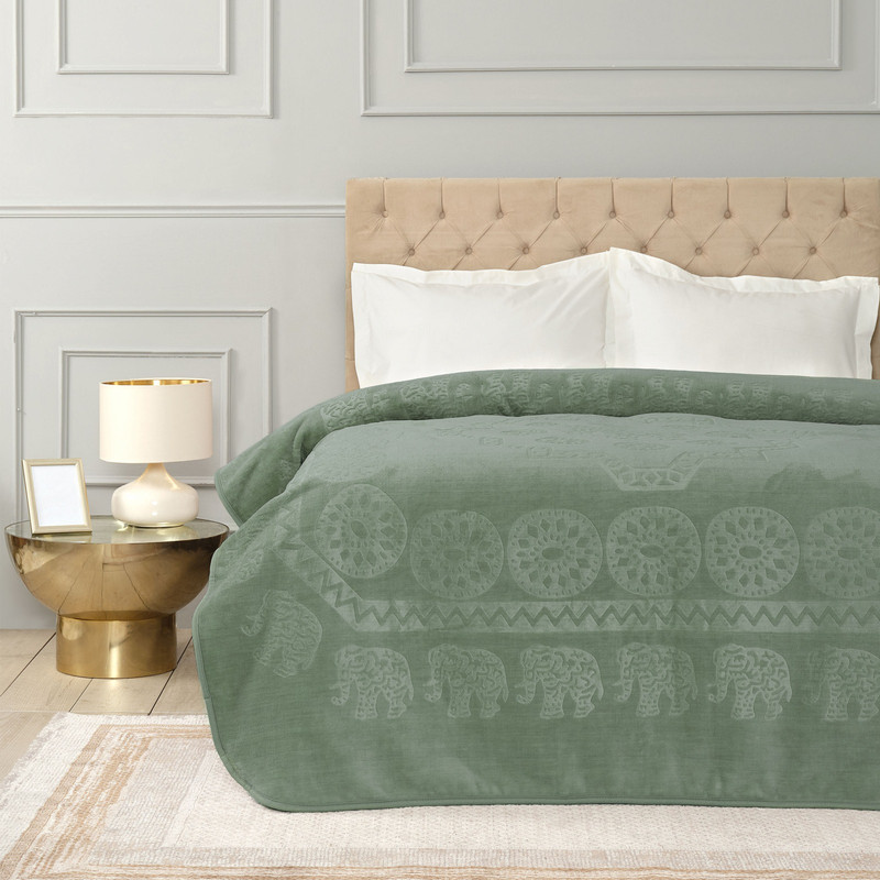 پتو دو نفره کاراجا هوم مدل برجسته سایز 200x220 سانتی متر