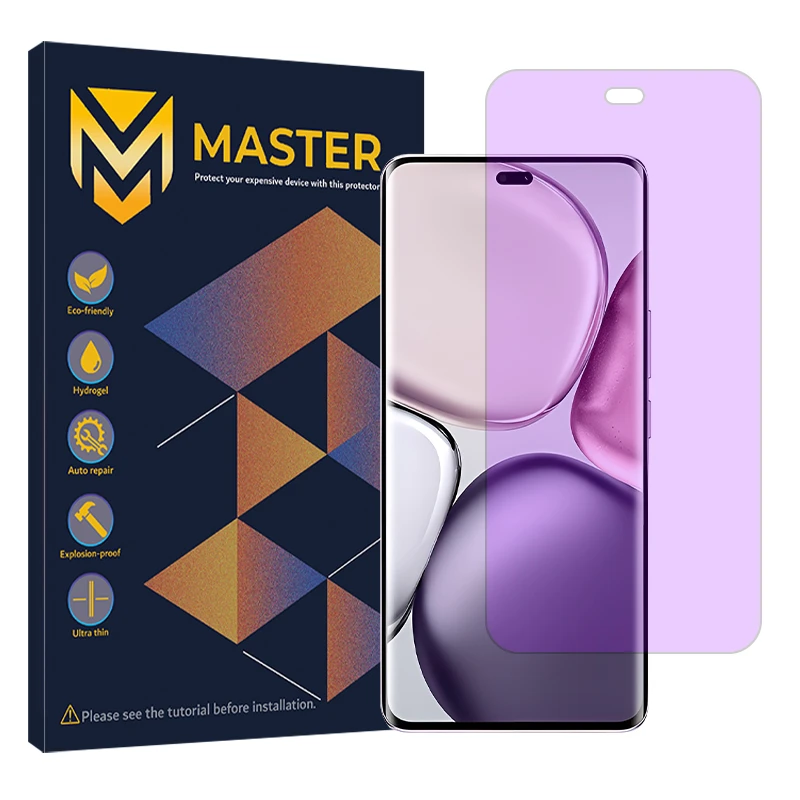 محافظ صفحه نمایش آنتی پرپل مستر مدل هیدروژلی مناسب برای گوشی موبایل آنر X9c