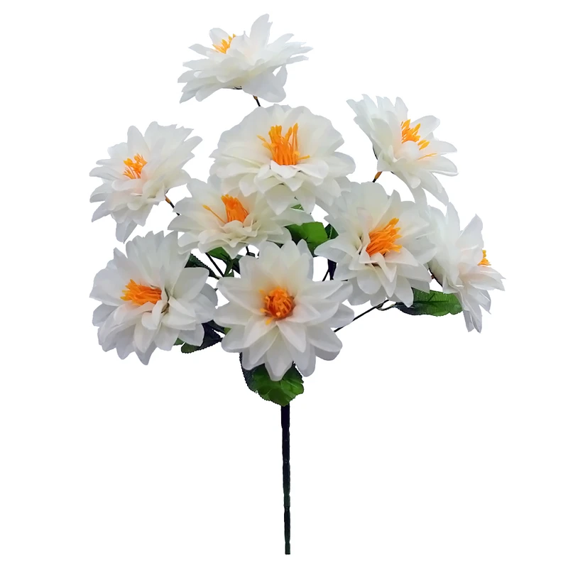 گل مصنوعی مدل بوته کوکب 9 گل کد 50Cm