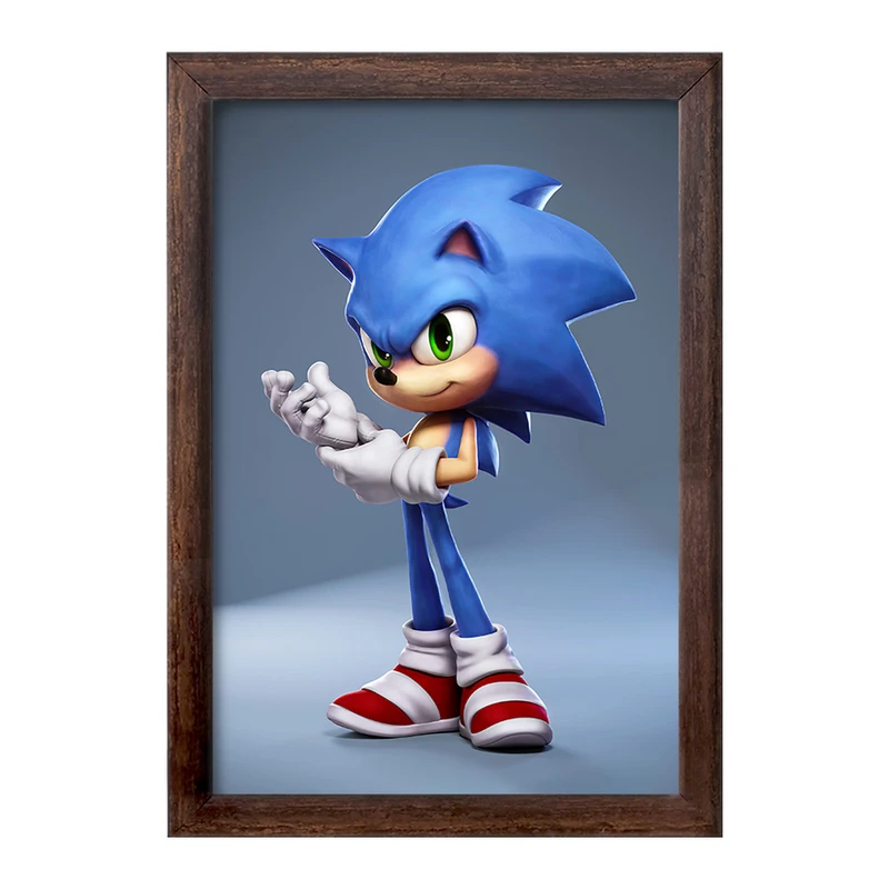 تابلو خندالو طرح سونیک (Sonic) کد F383