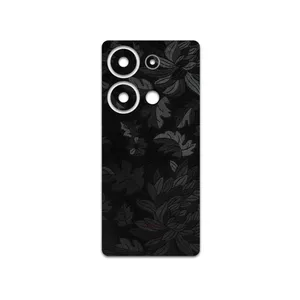MAHOOT Black-Wildflower Cover Sticker for Xiaomi Poco M6 Pro 4G