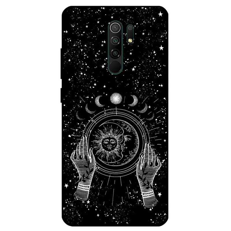 کاور مگافون طرح ماه و خورشید مدل 1892 مناسب برای گوشی موبایل شیائومی Redmi 9 