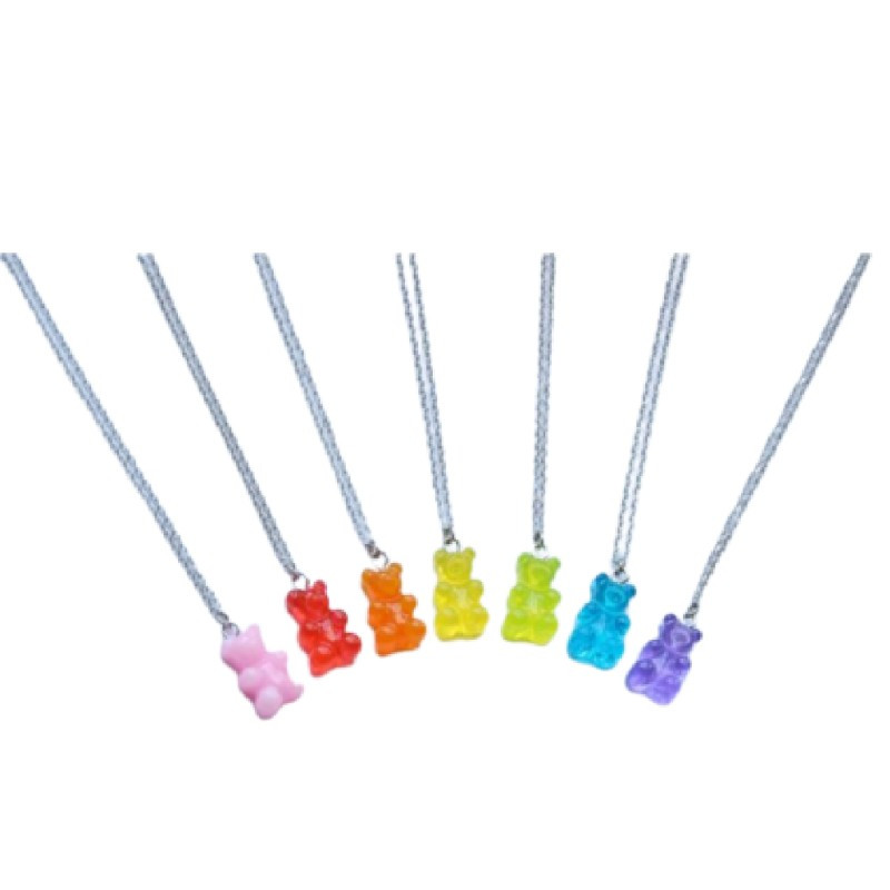 گردنبند دخترانه مدل خرس هاي مهربون re-sh