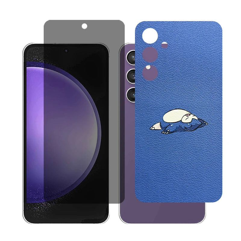 محافظ صفحه نمایش حریم شخصی گلس مدل Together مناسب برای گوشی موبایل سامسونگGalaxy S23 FE به همراه برچسب پوششی پشت گوشی 