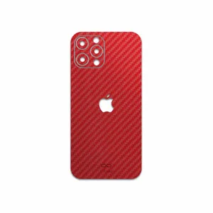 MAHOOT Red-Fiber Cover Sticker for Apple iPhone 12 Pro Max