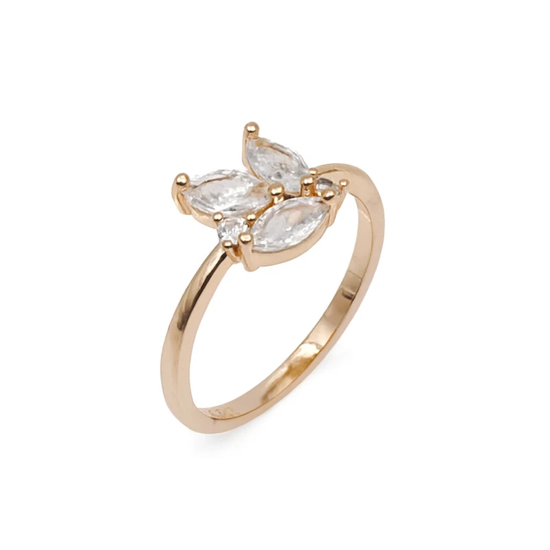 انگشتر زنانه مدل گل کد 4165 cm 