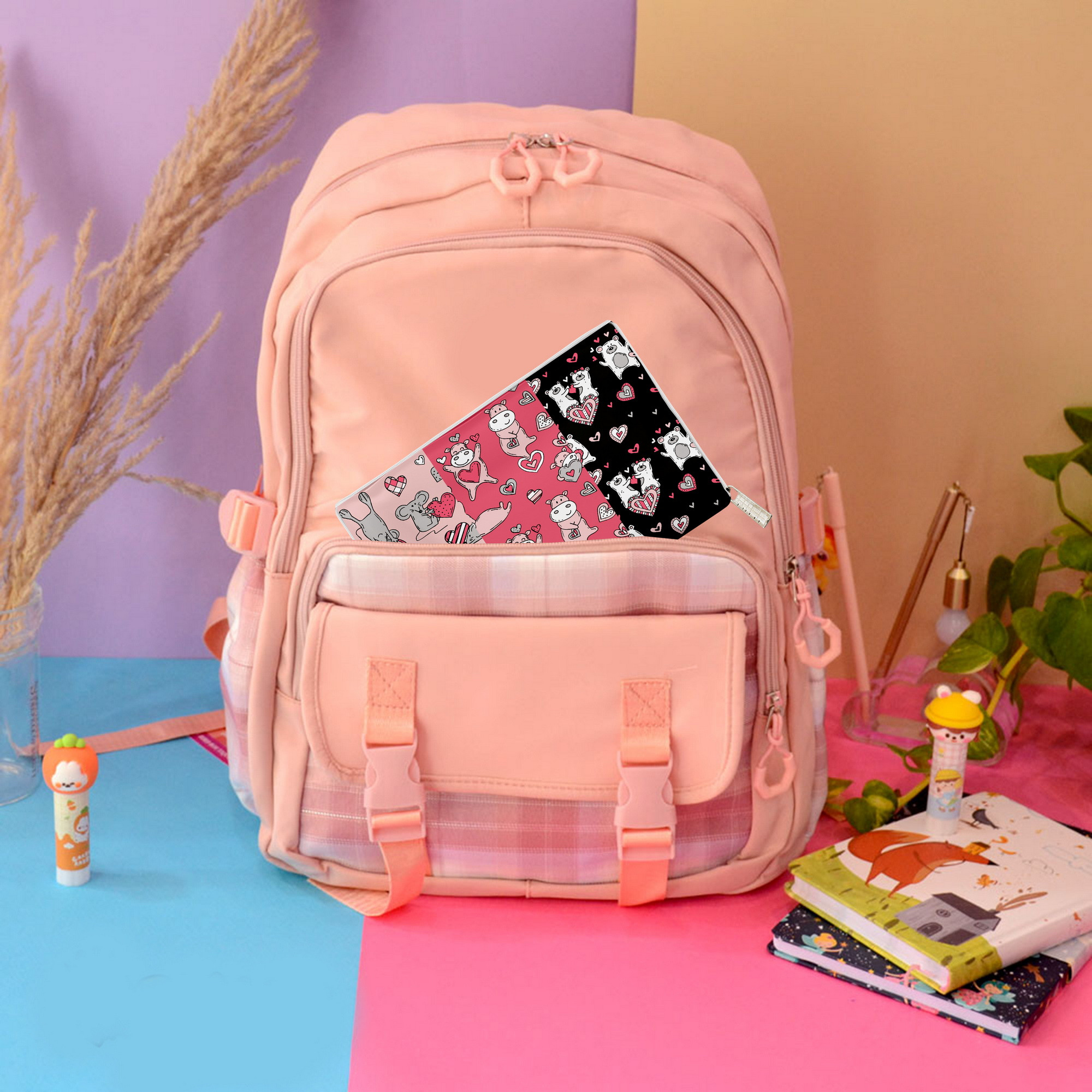 جای لقمه مستر راد مدل LOVE طرح کیوت کدfiory 2181