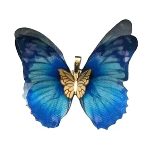 آویز گردنبند طلا 18 عیار زنانه مدل پروانه کد K50