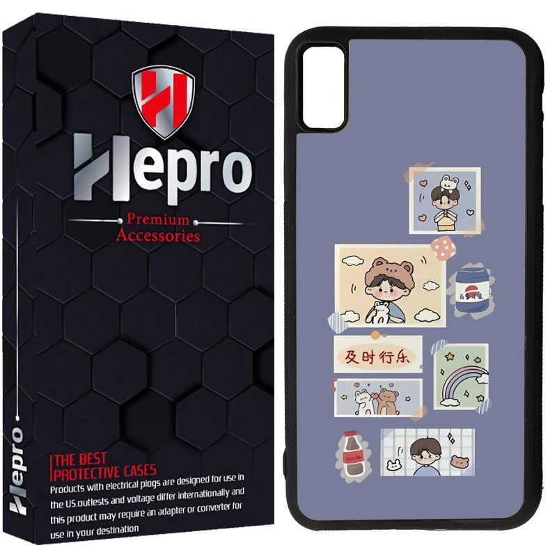 کاور هپرو طرح فانتزی مدل TPU مناسب برای گوشی موبایل اپل IPHONE X / XS