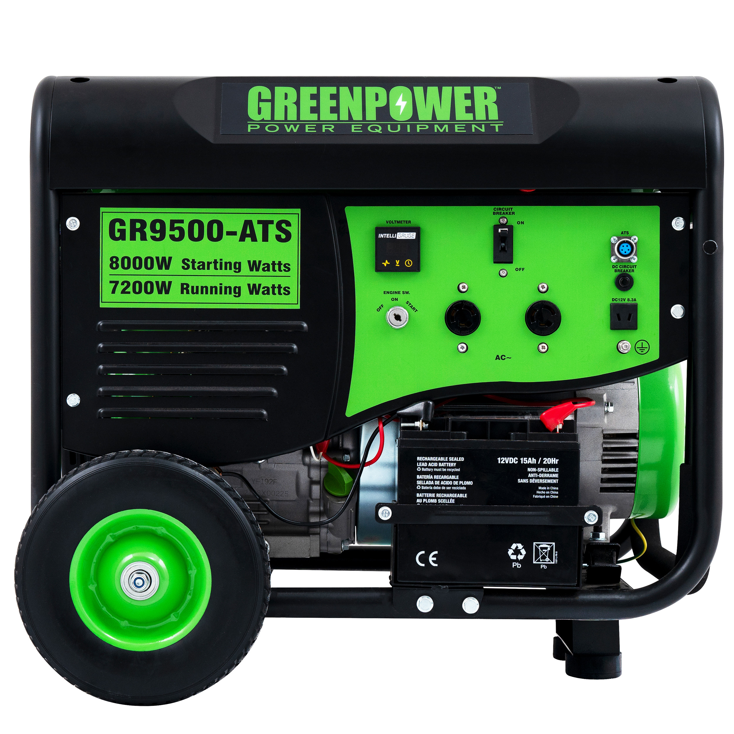 موتور برق بنزینی گرین پاور مدل GR9500-ATS