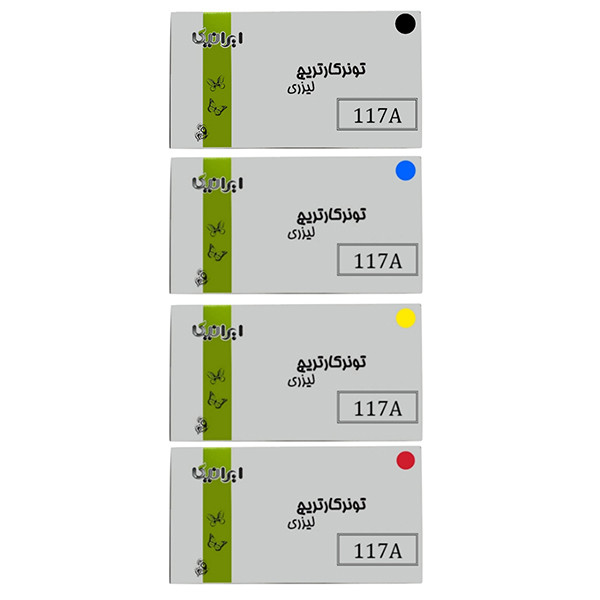 تونر ایرانیکا مدل 117A مجموعه 4 عددی