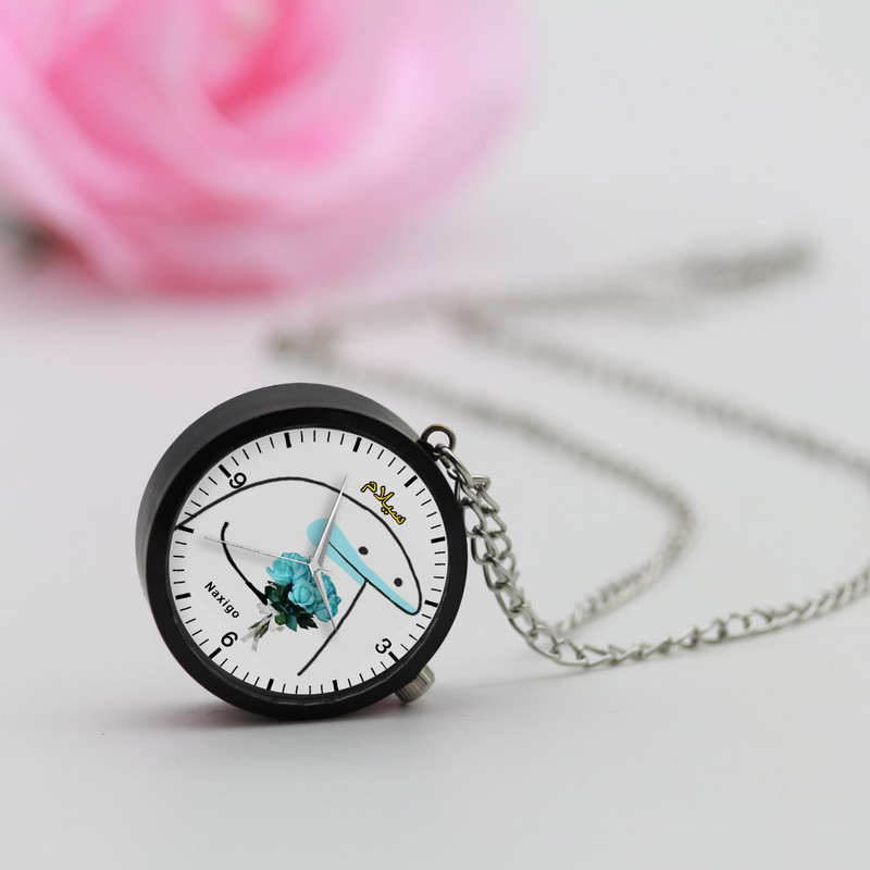 ساعت گردنبندی عقربه ای ناکسیگو مدل سیلام کد NF11801 ساعت گردنبندی عقربه ای ناکسیگو مدل سیلام کد NF11801