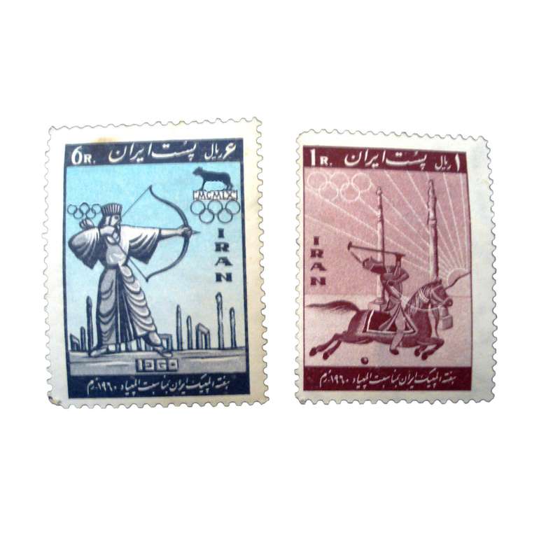 تمبر یادگاری مدل هفته المپیک کد IR2510 مجموعه 2 عددی