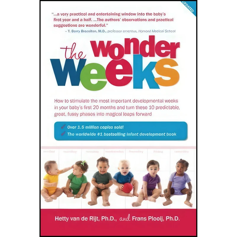 کتاب The Wonder Weeks اثر Hetty van de Rijt and Frans Plooij انتشارات Kiddy World Promotions B.V