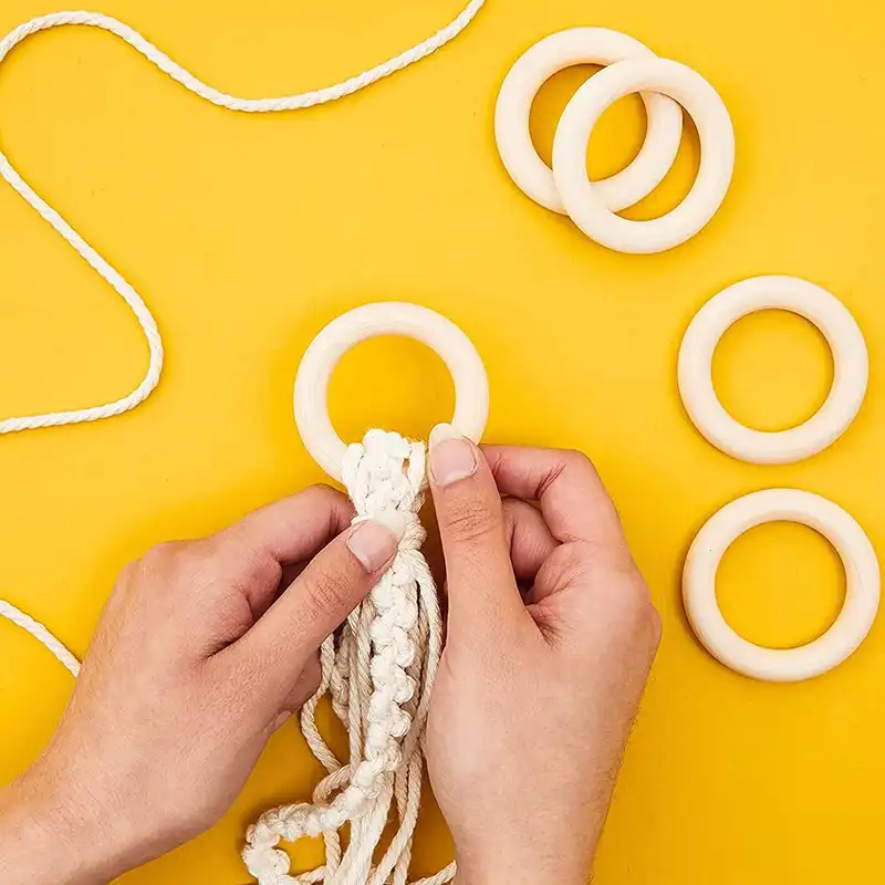 حلقه چوبی مدل 6.5 بسته 5 عددی