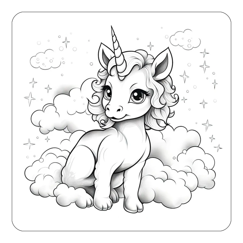 مگنت کاکتی طرح اسب تک شاخ و یونیکورن مدل mp32539