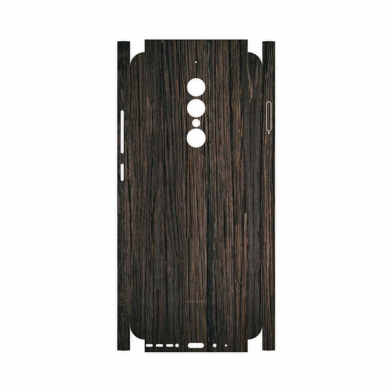 برچسب پوششی ماهوت مدل Burned Wood-FullSkin مناسب برای گوشی موبایل جی ال ایکس Shahin