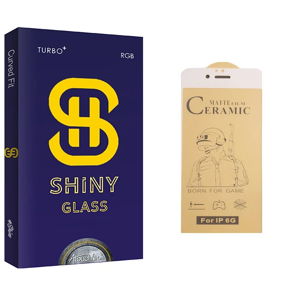 محافظ صفحه نمایش سرامیکی آتوچبو مدل Shiny Glass مناسب برای گوشی موبایل اپل iPhone 6