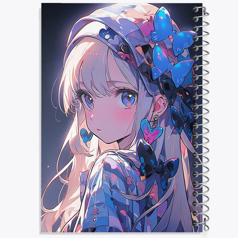 دفتر ژورنال نویسی 50 برگ خندالو مدل نقطه ای طرح دخترانه کد N1806