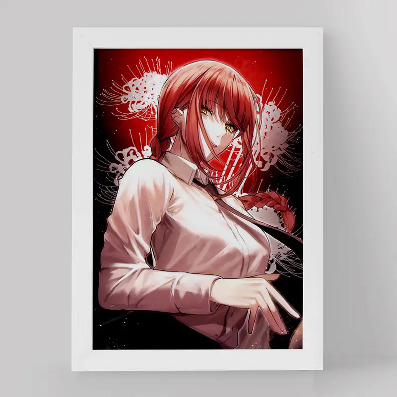 تابلو خندالو مدل ماکیما انیمه مرد اره ای کد 17876