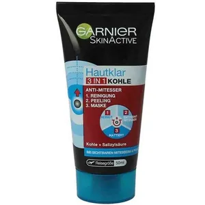 ماسک صورت گارنیه مدل زغالی حجم 50 میلی لیتر