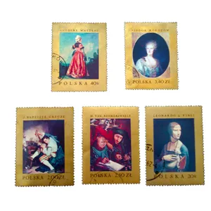 تمبر یادگاری مدل ملل کد h-76 مجموعه 5 عددی