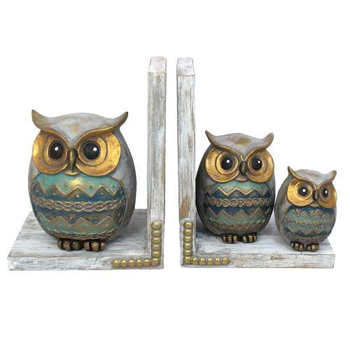 نگهدارنده کتاب مدل خانواده جغد مجموعه 2 عددی