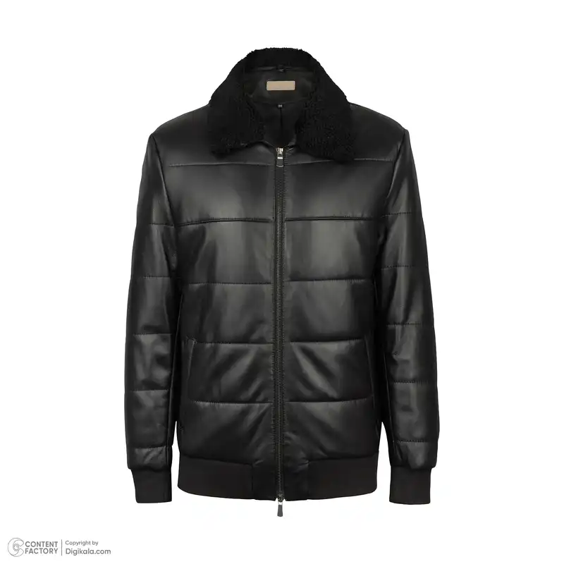 کاپشن مردانه چرم مشهد مدل K0627